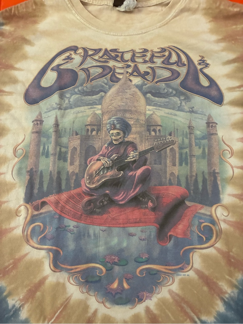 Vintage Grateful Dead 2001 Liquid Blue 2 Sided Dead Carpet Ride Shirt XL - Picture 7 of 7